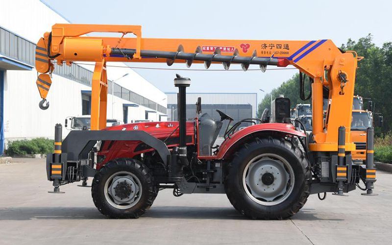 Трактор с краном-манипулятором 8T, STSQ8T