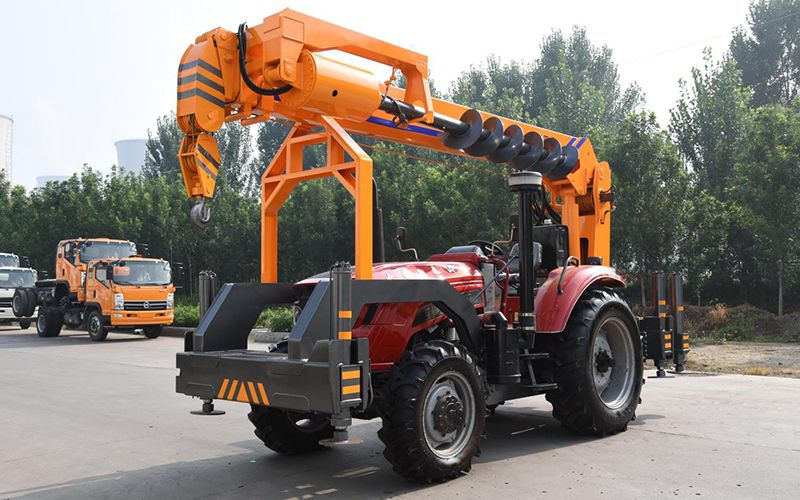 Трактор с краном-манипулятором 8T, STSQ8T