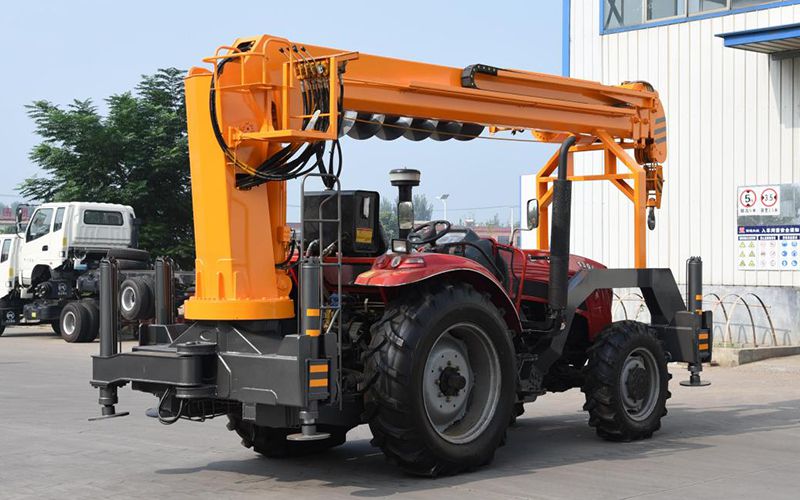 Трактор с краном-манипулятором 8T, STSQ8T